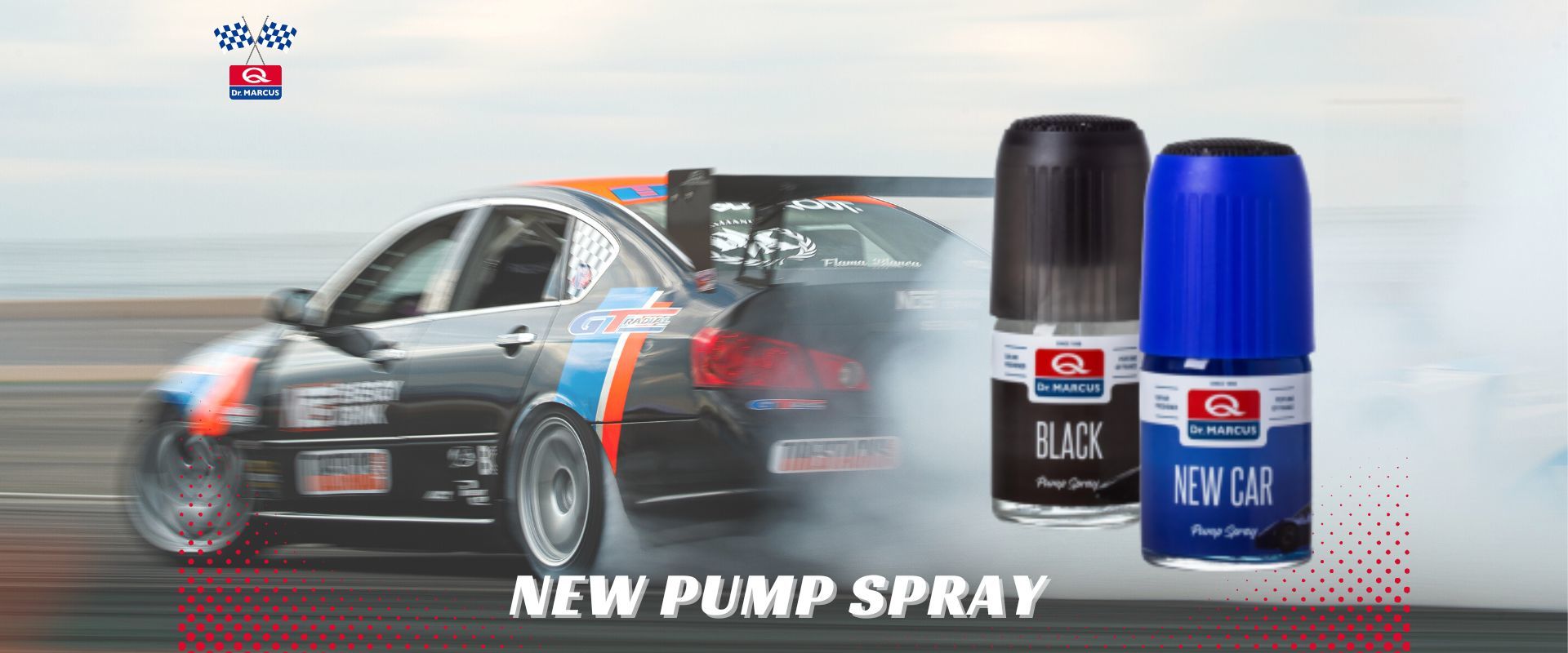 BLACK smell NEW CAR pump spray Dr.MARCUS High QUALITY AIR
